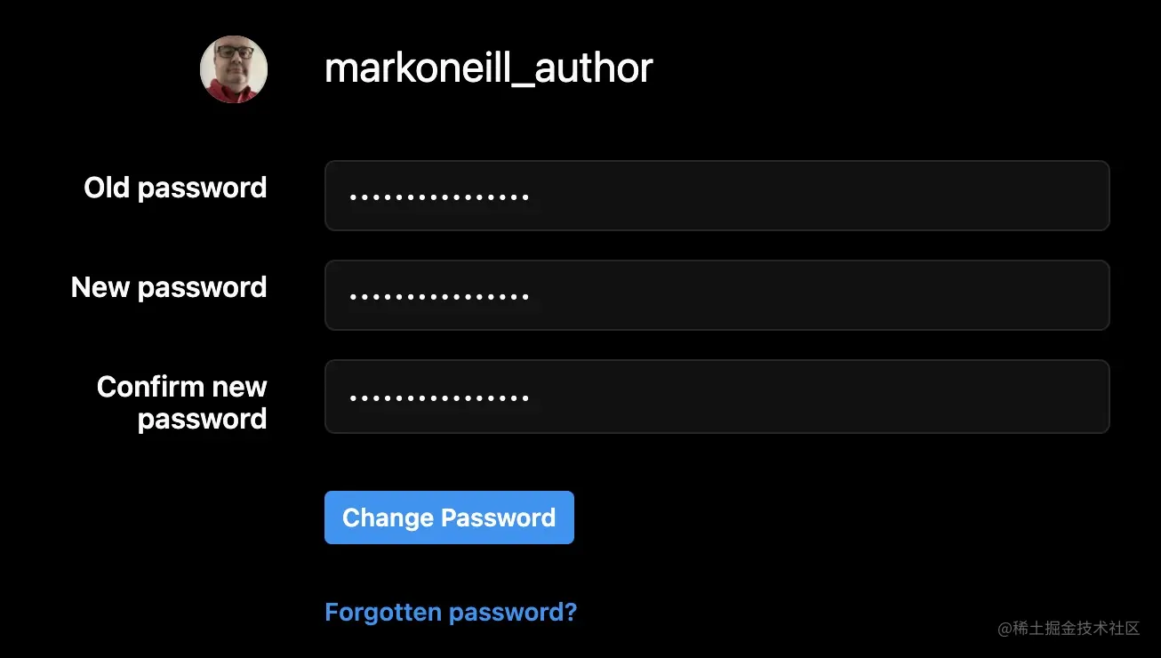 instagram桌面更改密码