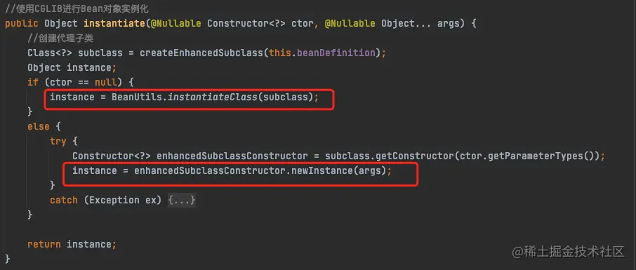 CglibSubclassingInstantiationStrategy-instantiate