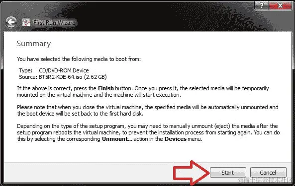 在 Oracle VM Virtual Box 上安装 BackTrack5 R2