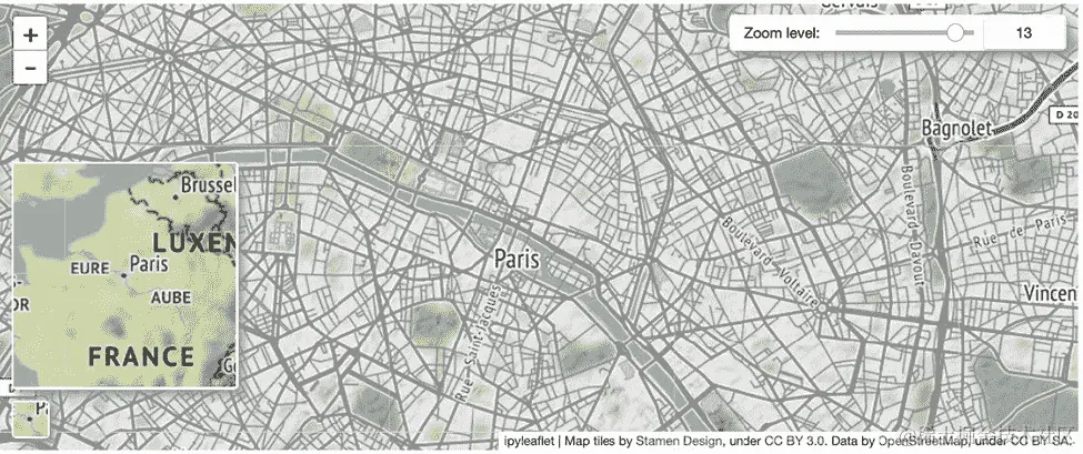 地图中的地图：Leafmap 中的小地图功能