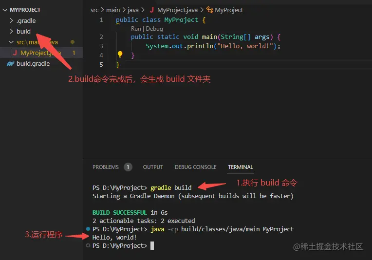 运行 gradle 项目