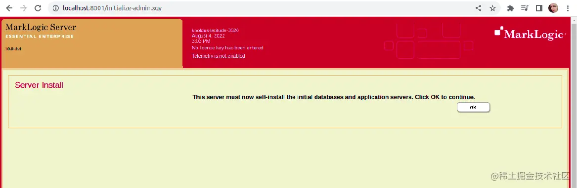 marklogic localhost 8081