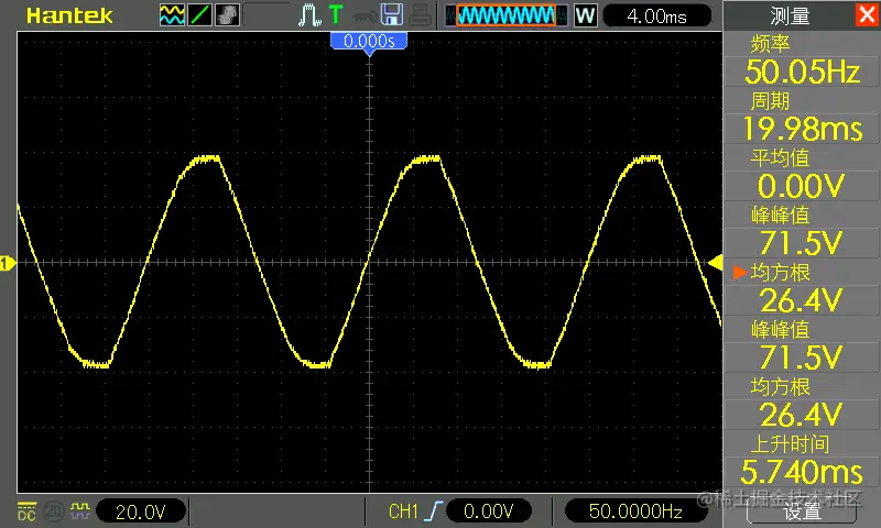 使用示波器学习变压器