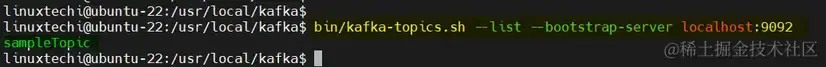List-Kafka-Topic-Ubuntu