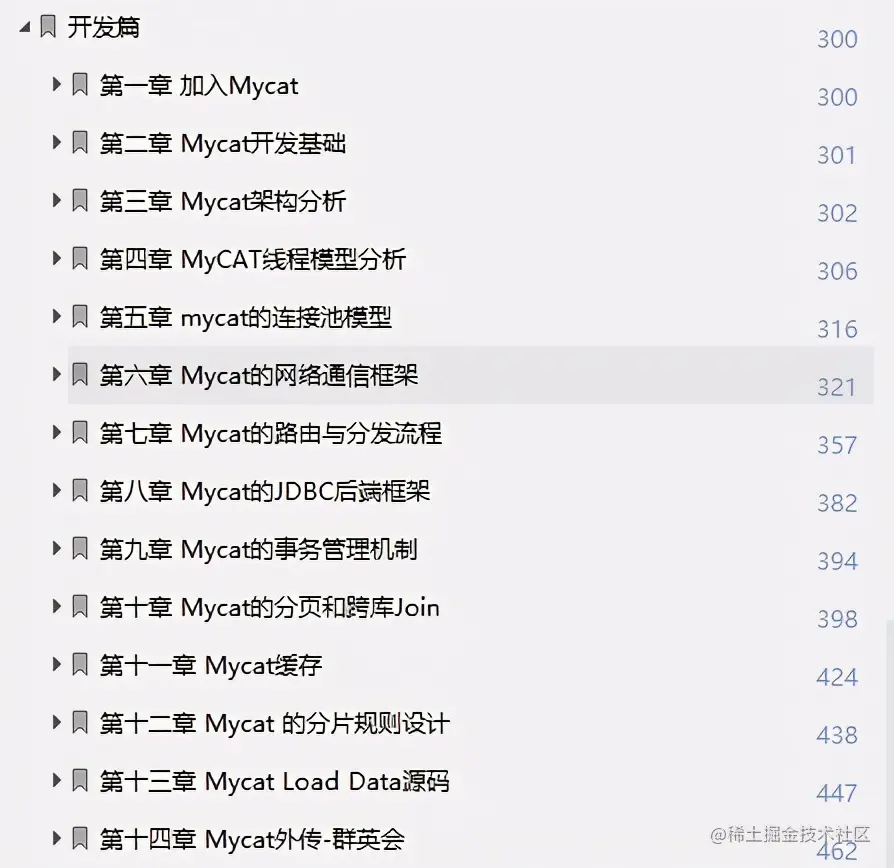 阿里进阶专用：Mycat权威指南，不怕从零开始，只怕从未启程