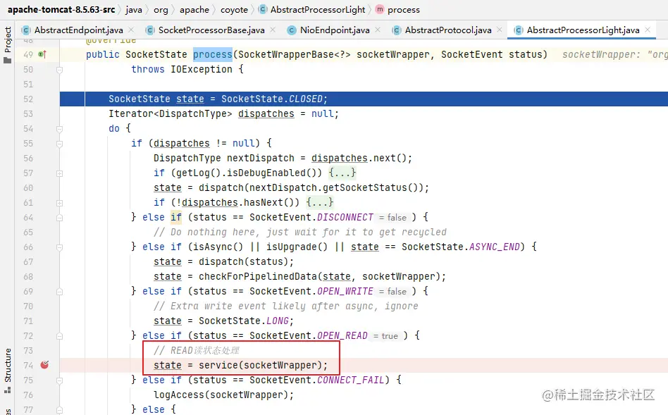 AbstractProcessorLight.process()