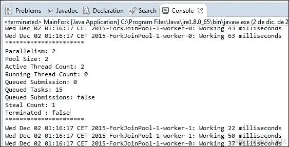 监控 Fork/Join 框架