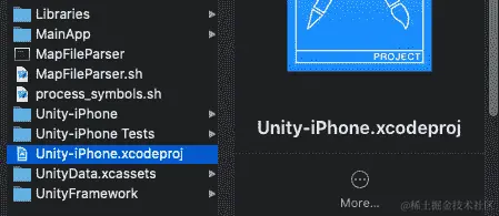 图 22.29 - Xcode 项目文件