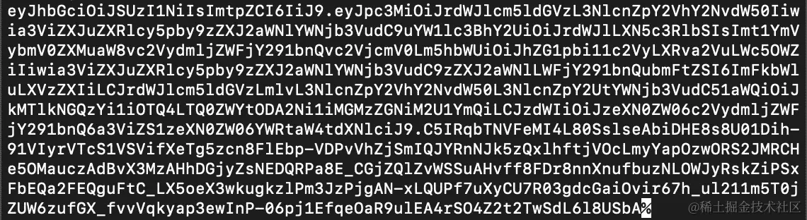 图 11.10：获取与令牌相关的内容与 admin-user ServiceAccount