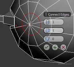 Create edge loop with Connect