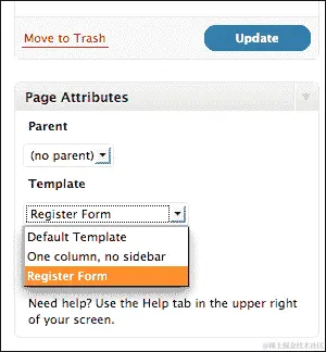 创建自定义页面模板