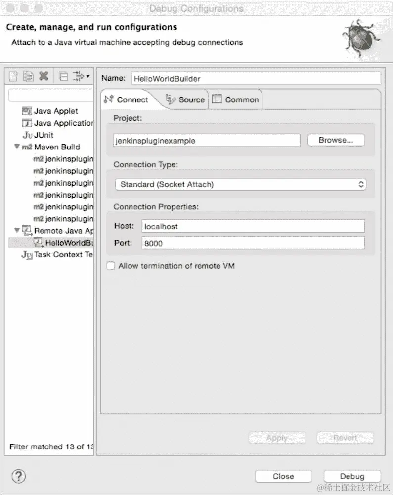 mvnDebug