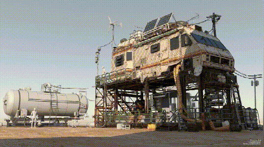 《The Crystal Ship》场景合成 - 瑞云渲染