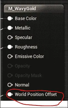 使用材质修改位置