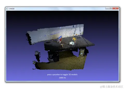 Chai 3D之点云技术