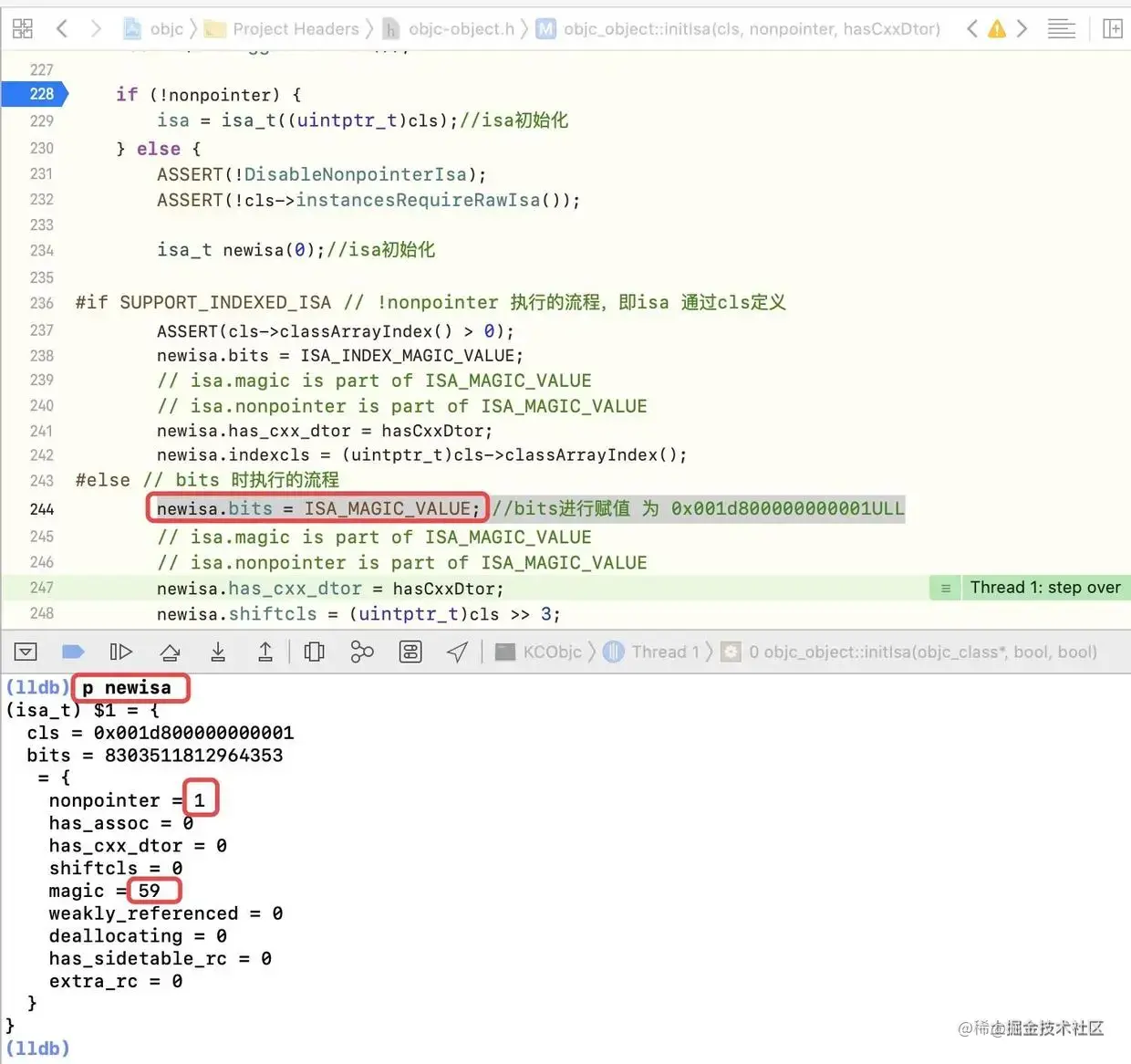再次执行p命令的结果