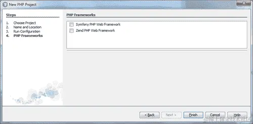 执行操作的时间-创建 NetBeans PHP 项目