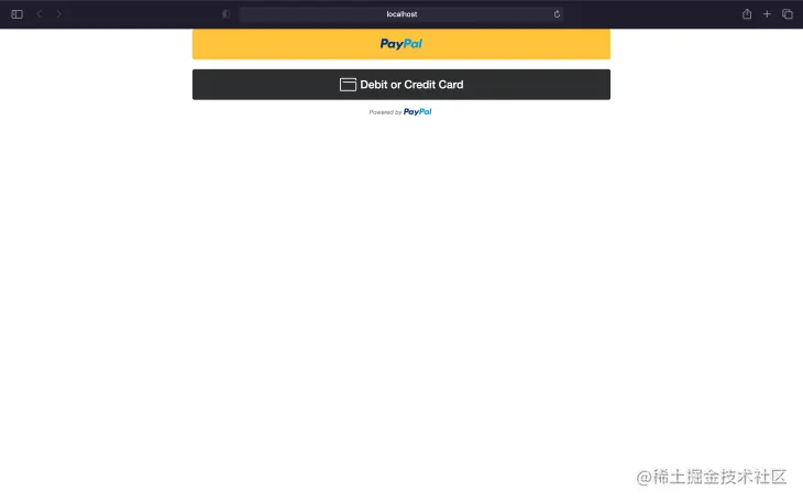 My Paypal App Web Page