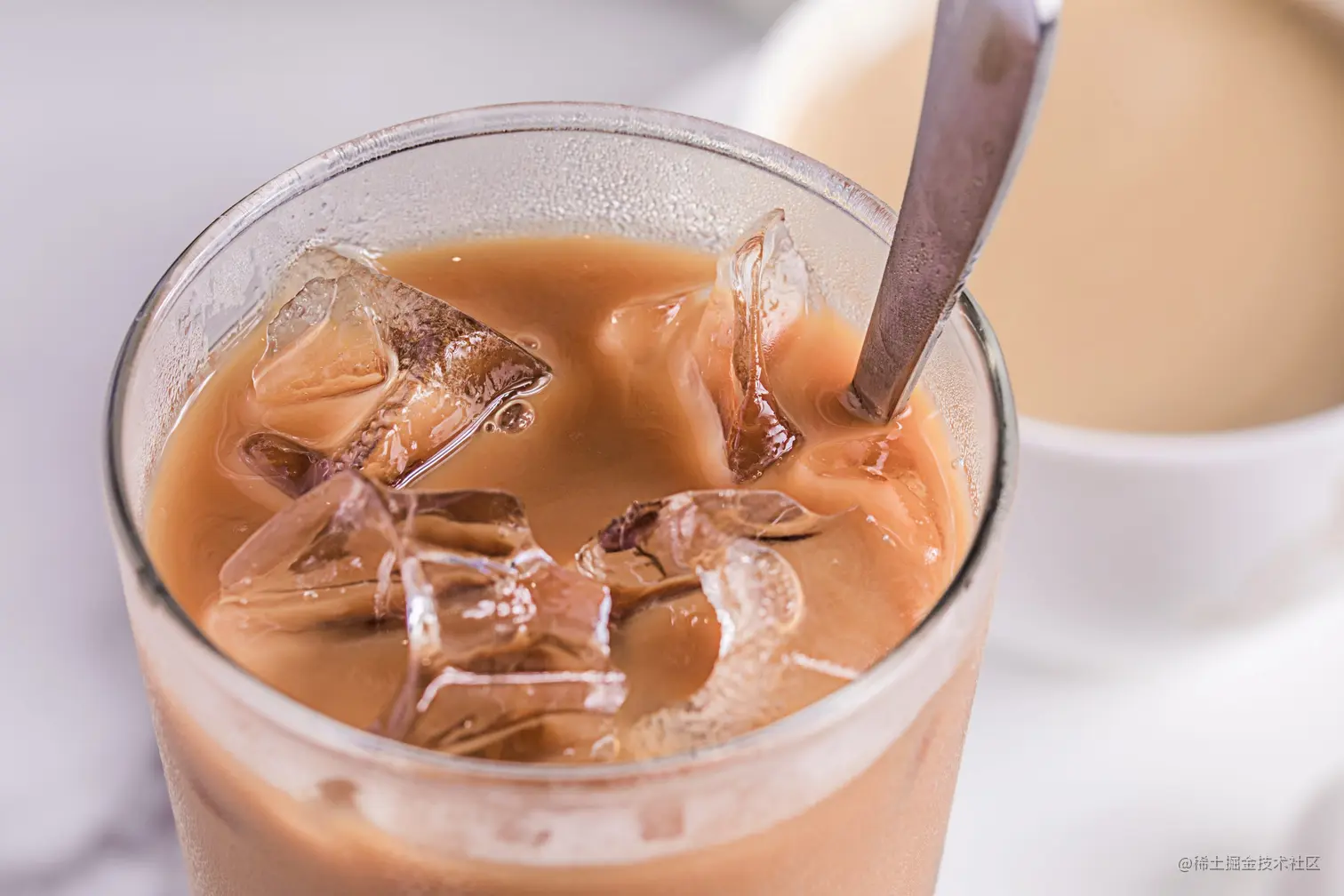 iced milk tea