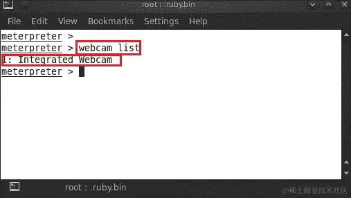 Meterpreter in action
