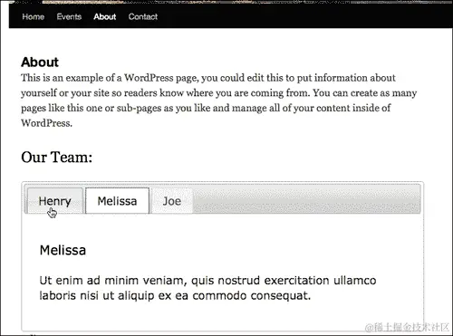 完全使用 jQuery 实现标签