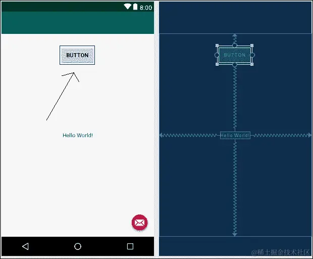 通过可视化设计师添加按钮