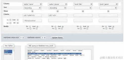 生成自动连接（内部关系）