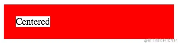 内联元素-水平居中