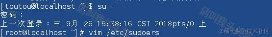 user 不在 sudoers 文件中。此事将被报告。
