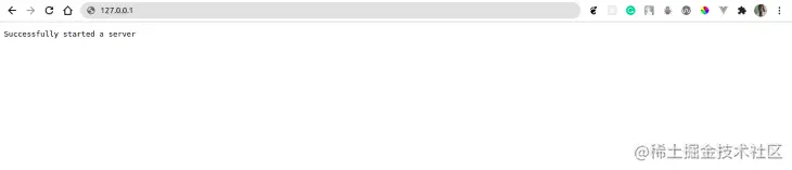 Started a Server Page