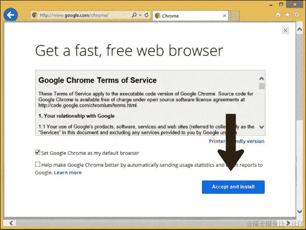 安装谷歌浏览器