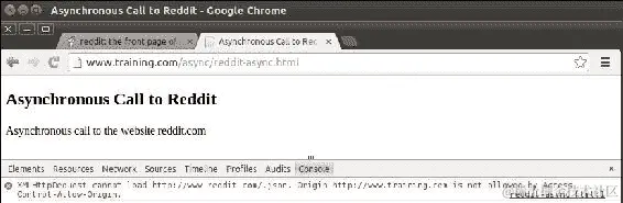 跨域 AJAX 调用的问题