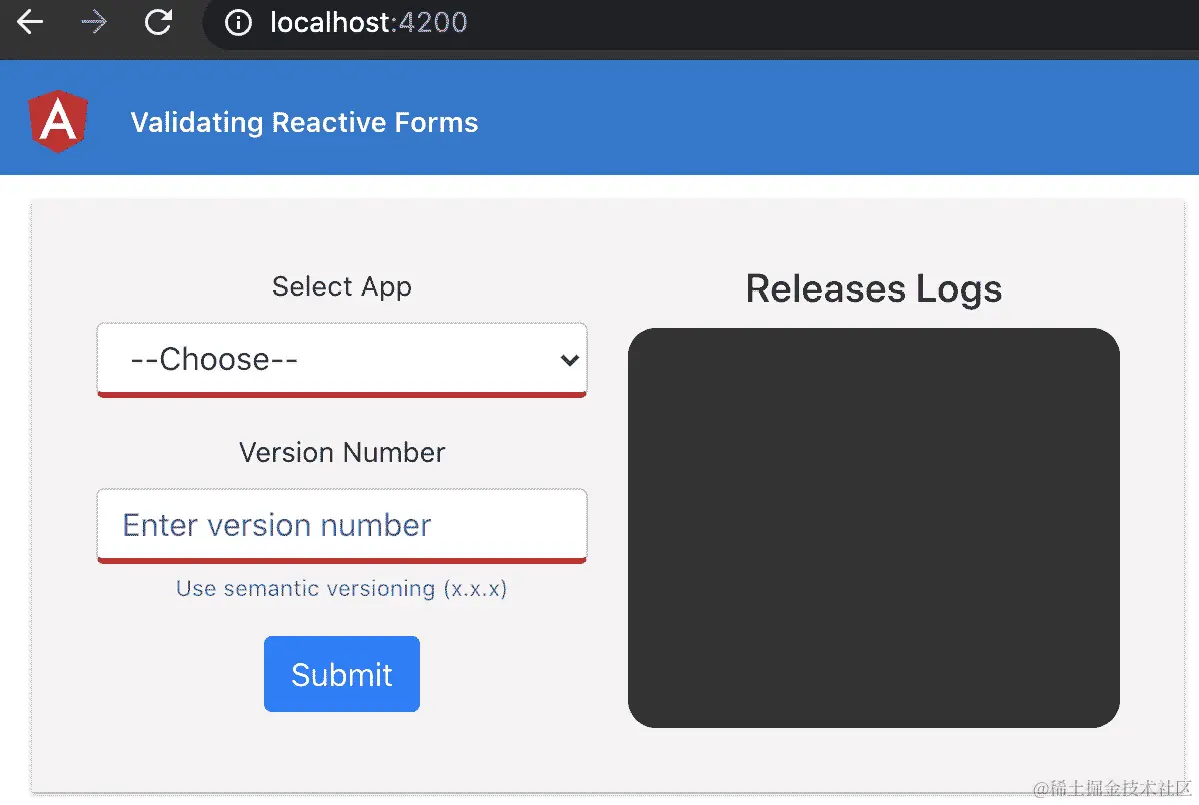 图 8.15 - 显示无效输入值的红色边框
