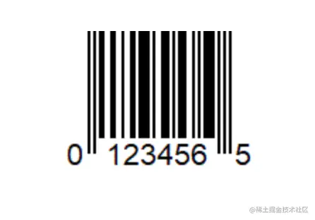 upc-e编码图形示意