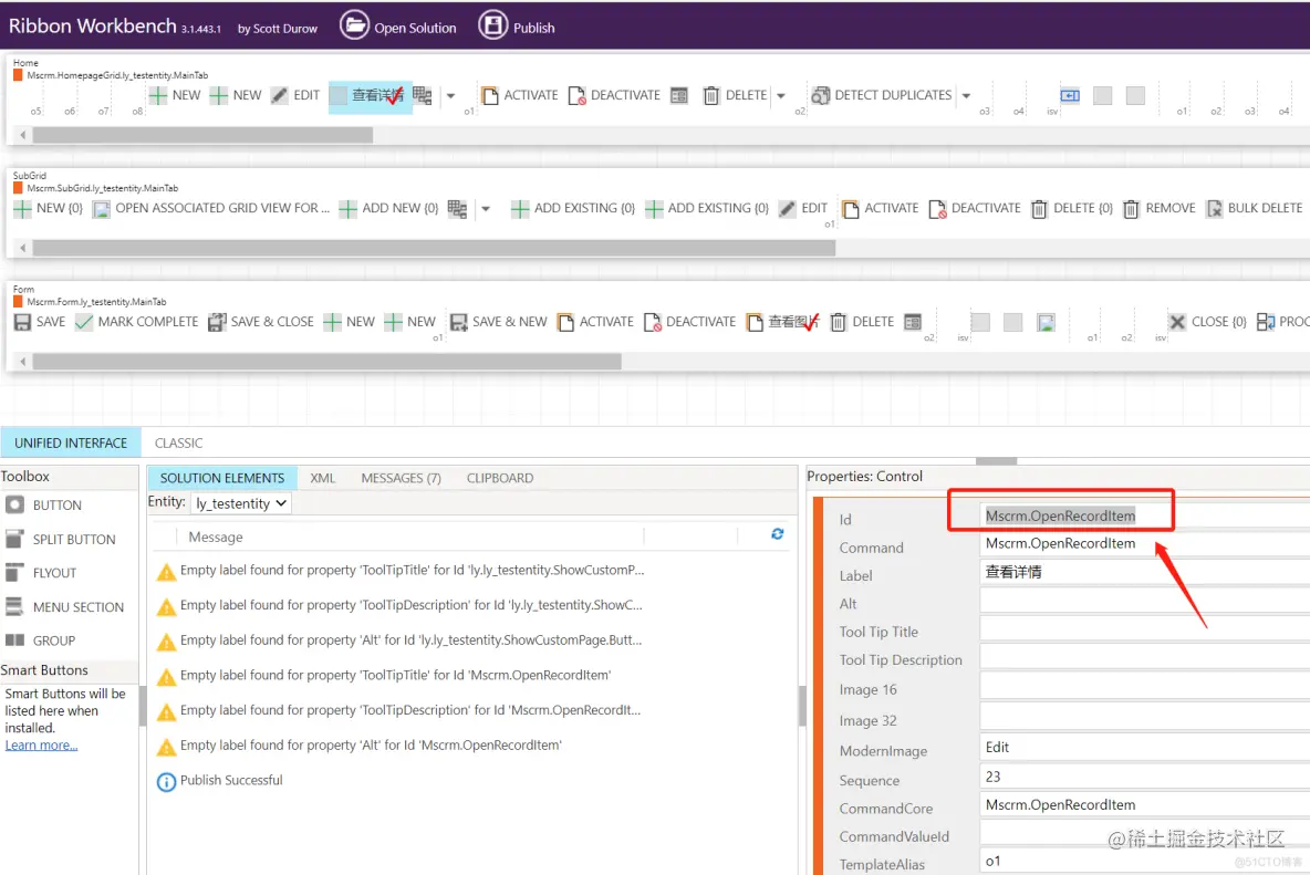 定制列表界面打开记录的行为以便执行自定义操作的示例_Power Apps