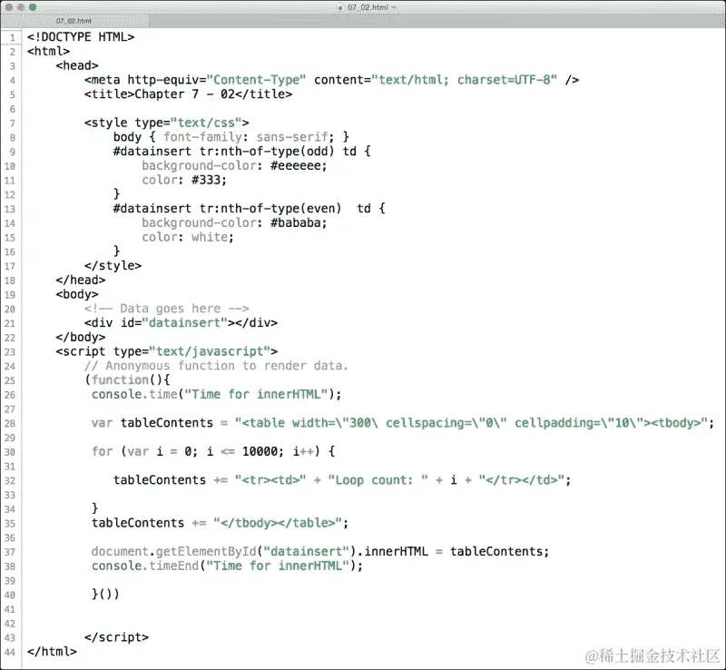使用 createElement 函数工作