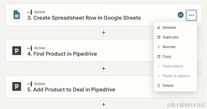 图 6.11 – 在经典编辑器中管理 Zap 的一步