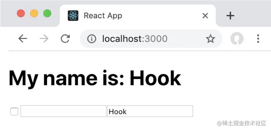 react