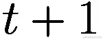 t+1