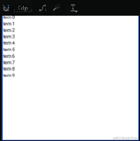 图 16.1 - RecyclerView 小部件