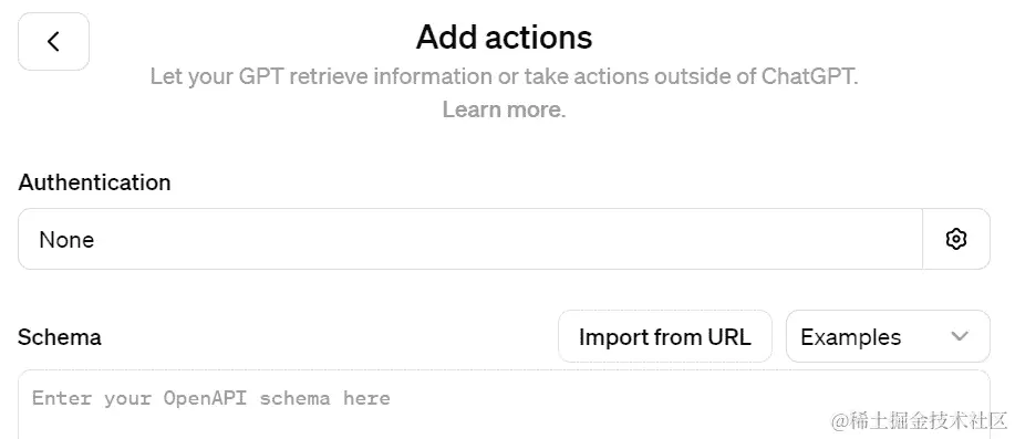 图 10.8 – GPT 添加操作屏幕