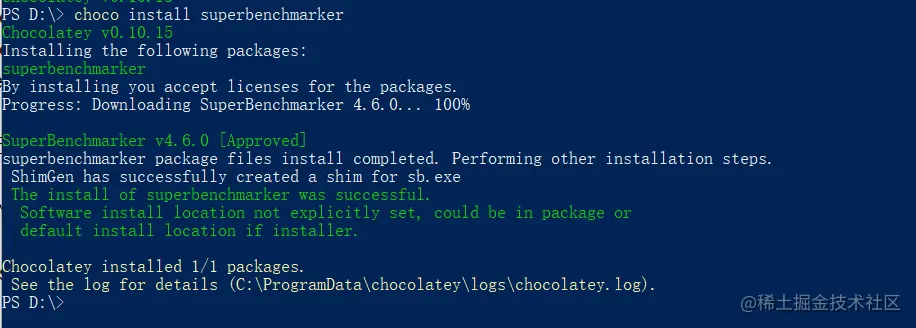 安装superbenchmarker