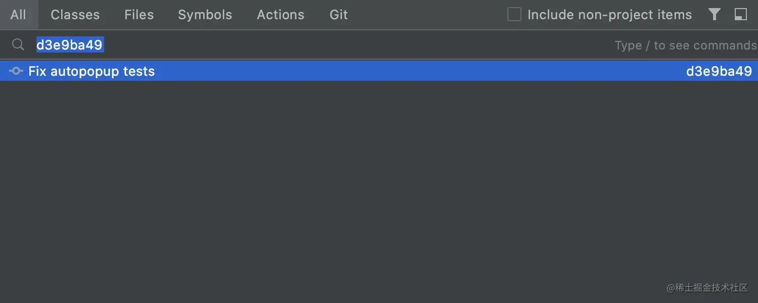 随处搜索提交哈希