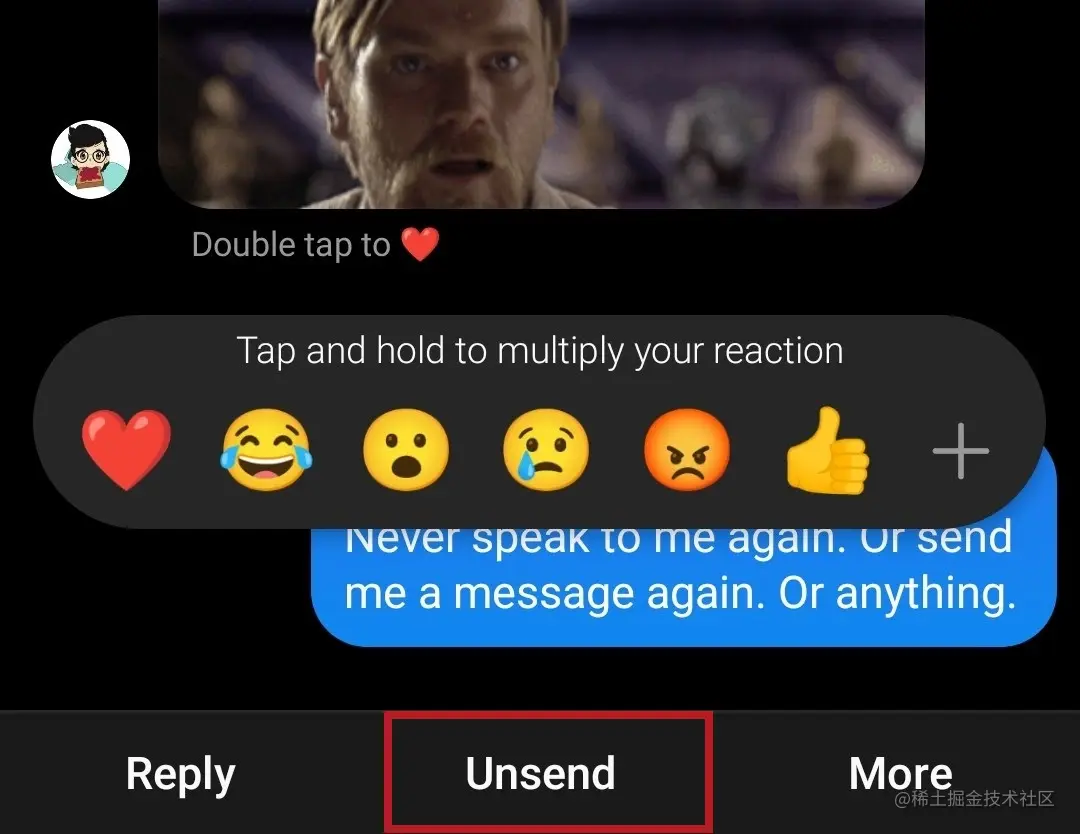 在 Instagram 上取消发送您的消息