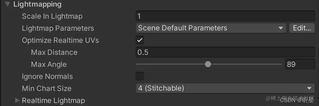 对象展开设置面板