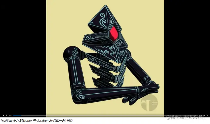 TrollTew设计的Stoner与Workbench引擎一起渲染