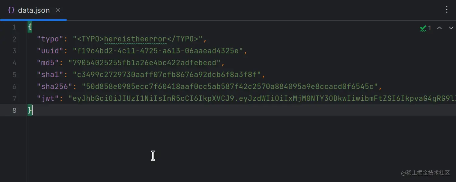 不检查哈希和特殊值的拼写