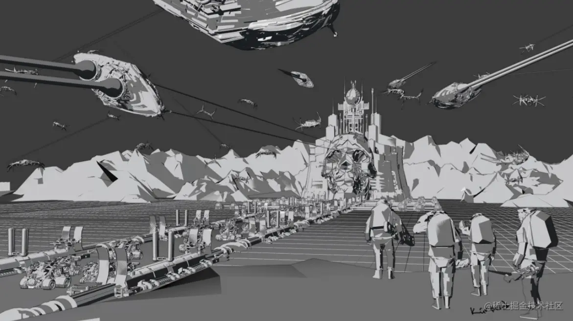 场景中使用Matcap功能后效果-Renderbus云渲染农场