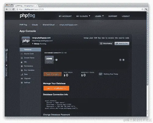 设置 PHP Fog 账户