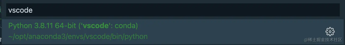 VS Code 选择内核